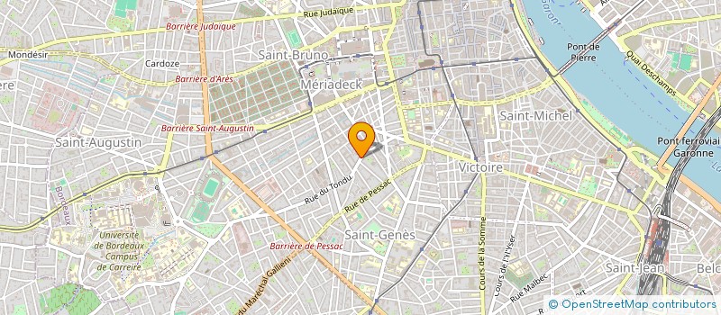 localisation de l'entreprise SYND COP RES VILLA STE URSULE  BORDEAUX