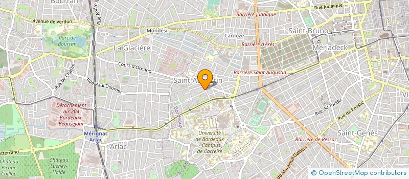 localisation de l'entreprise SYND COP RES VILLAS ST AUGUSTIN à BORDEAUX