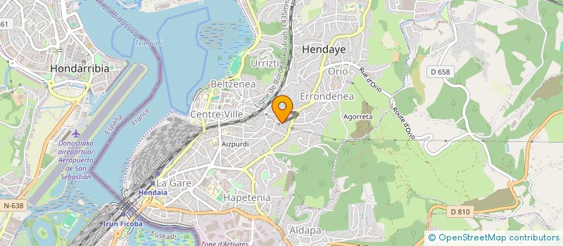 localisation de l'entreprise SYND COP RES ZABALENIA  HENDAYE