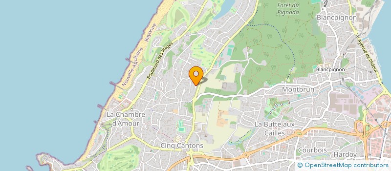 localisation de l'entreprise SYND COP RESID LOREDUNA II  ANGLET