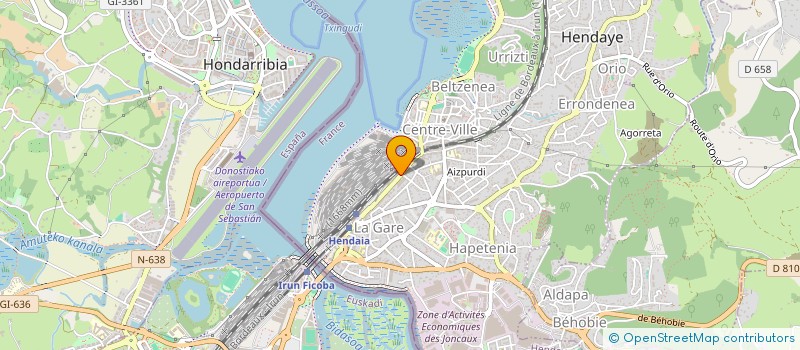 localisation de l'entreprise SYND COP RESIDENCE ALAIA  HENDAYE