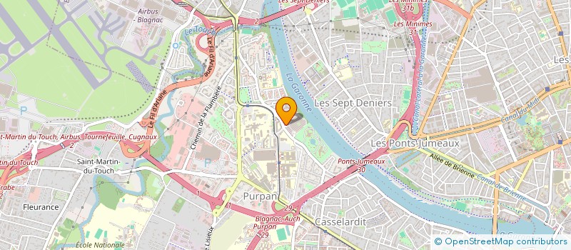 localisation de l'entreprise SYND COP RESIDENCE DES PEUPLIERS à TOULOUSE