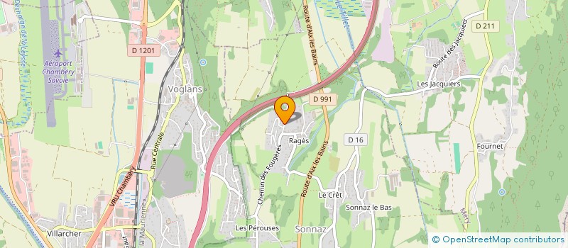 localisation de l'entreprise SYND COP  RESIDENCE DES ROCHES  SONNAZ