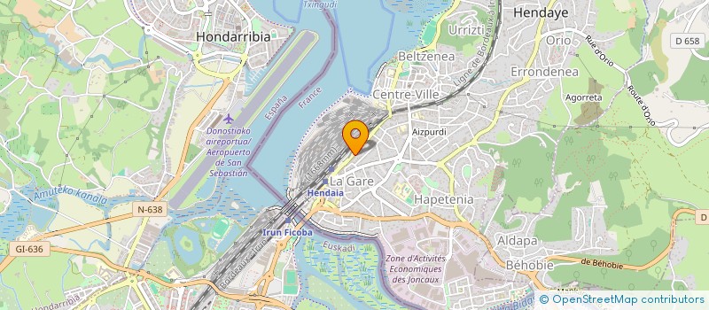 localisation de l'entreprise SYND COP RESIDENCE GOXO  HENDAYE