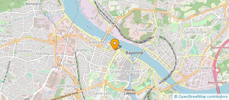 localisation de l'entreprise SYND COP VAUBAN A  BAYONNE