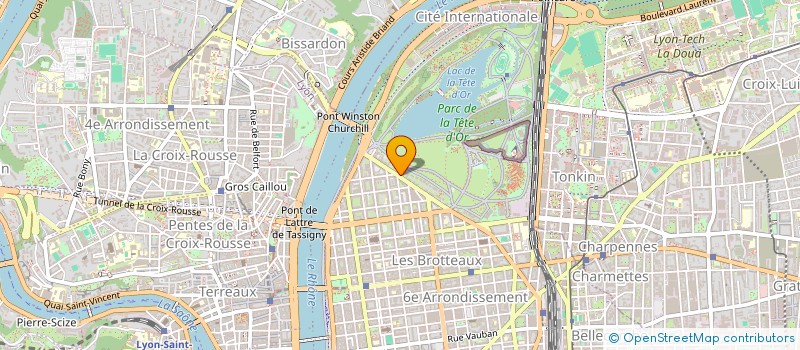 localisation de l'entreprise SYND COP VILLAS EUGENIE DE MONTIJO  LYON