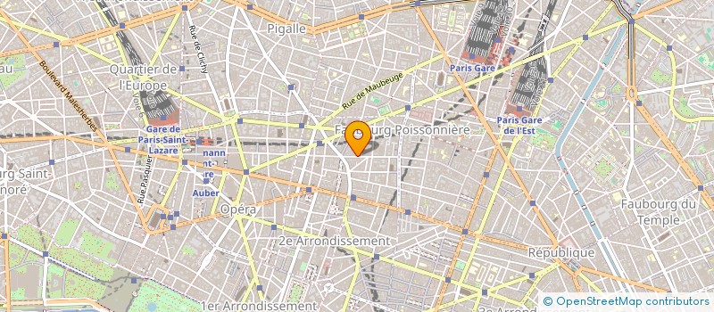 localisation de l'entreprise SYND COPOR 44 RUE RICHER 75009 PARIS  PARIS