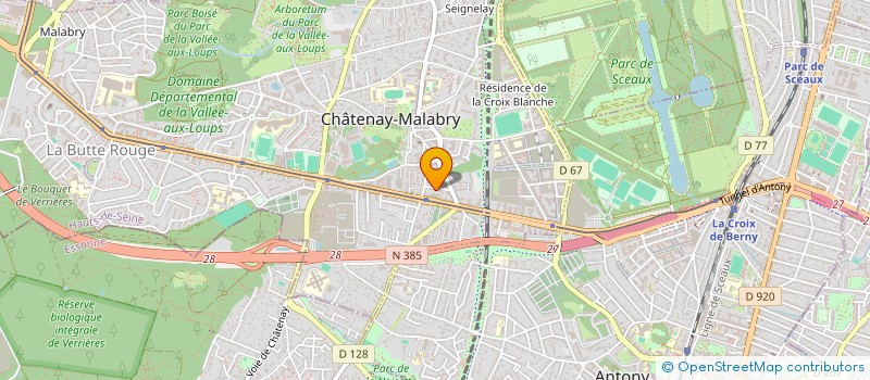 localisation de l'entreprise SYND.COPR  CHATENAY-MALABRY