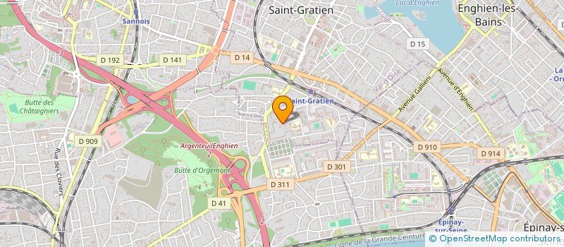 localisation de l'entreprise SYND COPR 1-6 ALL G.PETITOU  SAINT-GRATIEN