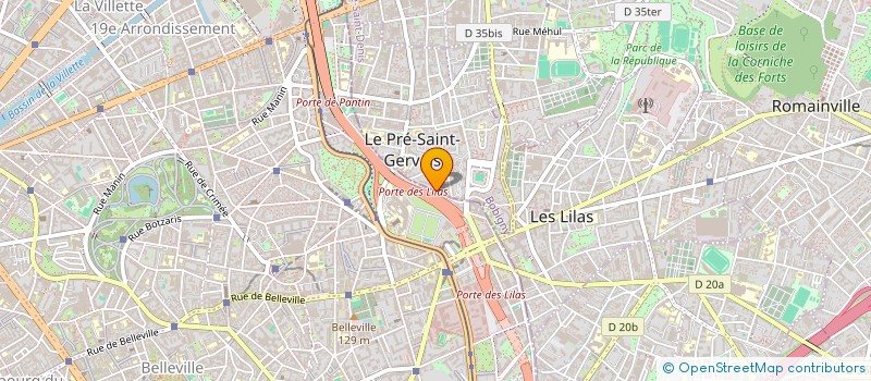 localisation de l'entreprise SYND.COPR. 1-7 R ALEXANDRE FLEMMING  PARIS