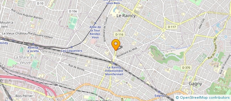 localisation de l'entreprise SYND.COPR. 1 AV NORMANDIE NIEMEN 93150 L  LE RAINCY