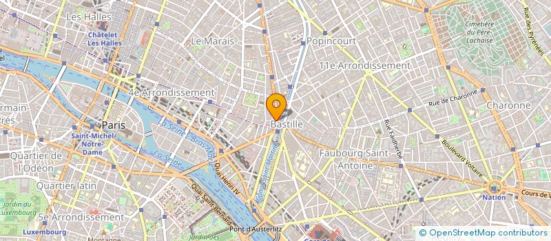 localisation de l'entreprise SYND.COPR. 1 BD BEAUMARCHAIS    75004 PA  PARIS