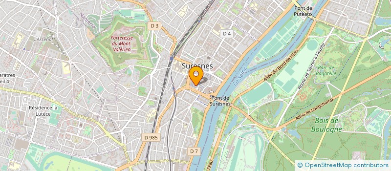 localisation de l'entreprise SYND COPR 1 PL PAS DE ST CLOUD à SURESNES
