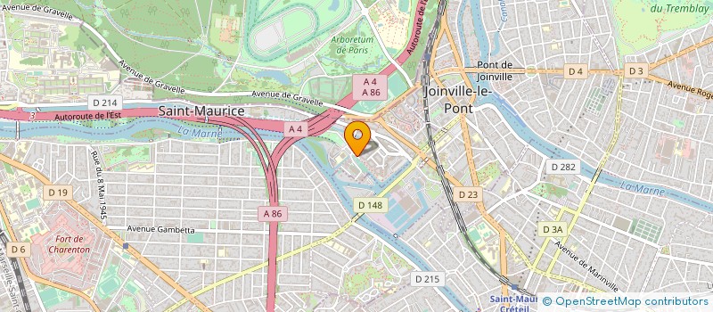 localisation de l'entreprise SYND COPR 1 QUAI BIR HAKEIM à SAINT-MAURICE
