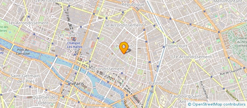 localisation de l'entreprise SYND.COPR. 1 R. BELLIER DEDOUVRE 75013 P  PARIS