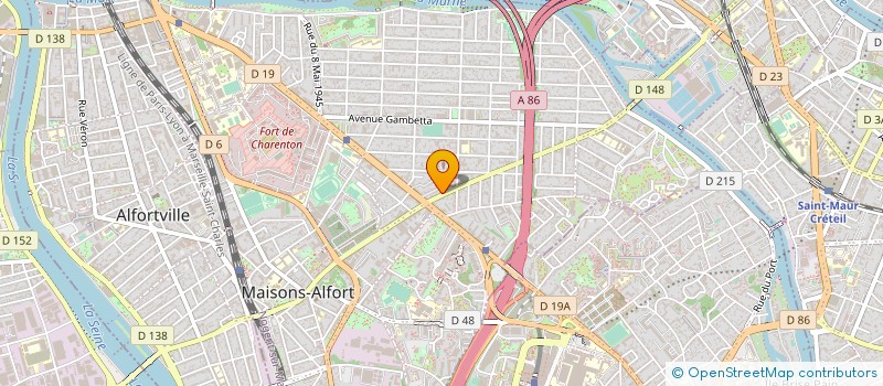 localisation de l'entreprise SYND COPR 1 R DE GRENOBLE MAISONS ALFORT à MAISONS-ALFORT