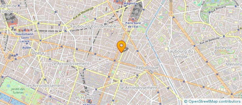 localisation de l'entreprise SYND.COPR. 1 R. GUSTAVE GOUBLIER 75010 P  PARIS