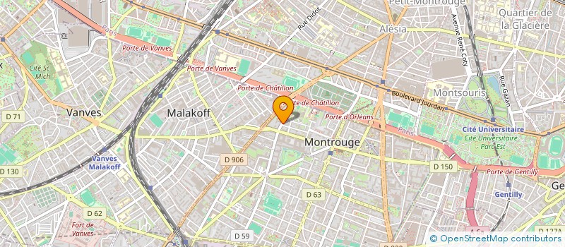 localisation de l'entreprise SYND.COPR. 1 R SALVADOR ALLENDE 92 MALAK  MONTROUGE