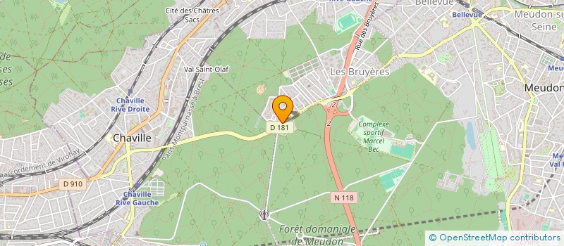 localisation de l'entreprise SYND.COPR. 1 RTE DE GALLARDON 92 SEVRES à SEVRES