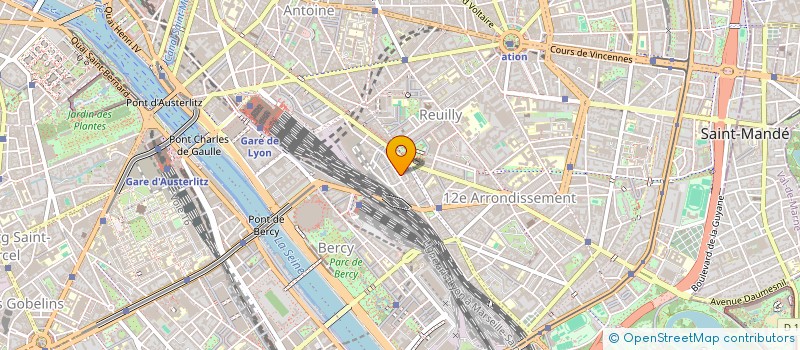 localisation de l'entreprise SYND COPR 1 RUE BAULANT 75012 PARIS  PARIS