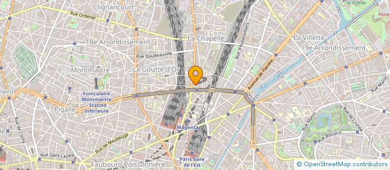 localisation de l'entreprise SYND.COPR. 1 RUE CAIL PARIS 10  REP SARL  PARIS