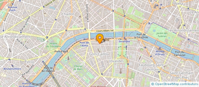 localisation de l'entreprise SYND.COPR. 1 RUE COGNACQ JAY    75007 PA  PARIS