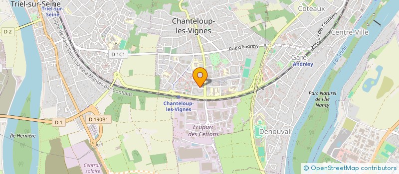 localisation de l'entreprise SYND COPR 1 RUE DE L ELLIPSE  CHANTELOUP-LES-VIGNES