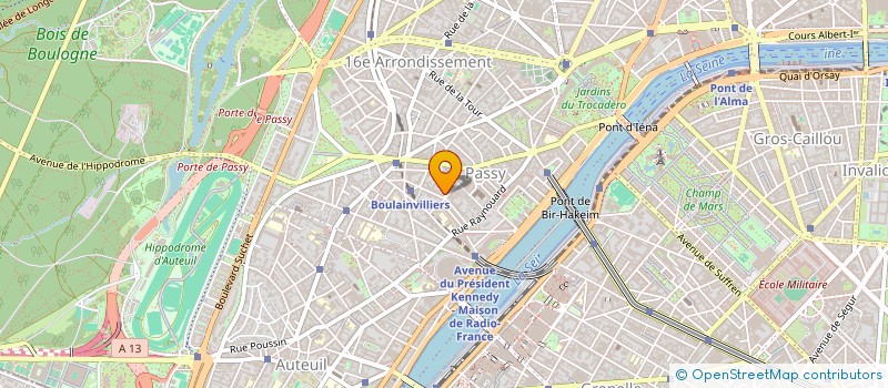 localisation de l'entreprise SYND.COPR. 1 RUE DUBAN 75016    PARIS RE  PARIS