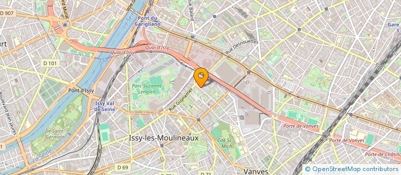 localisation de l'entreprise SYND.COPR. 1 RUE FOUCHER LEPELLET à ISSY-LES-MOULINEAUX