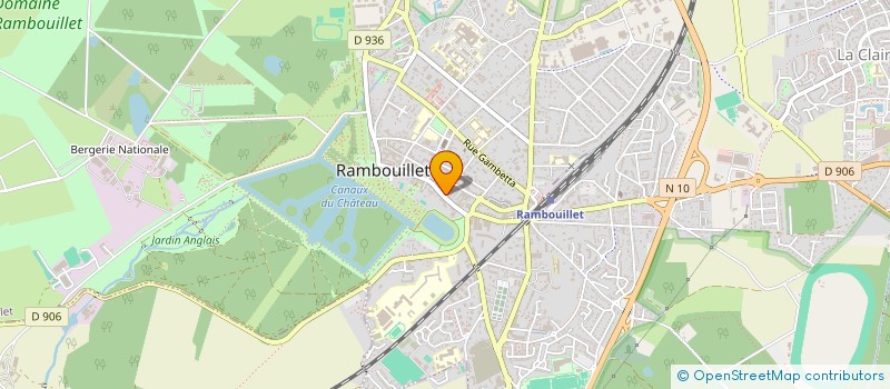 localisation de l'entreprise SYND COPR 1 RUE GEORGES CLEMENCEAU  RAMBOUILLET