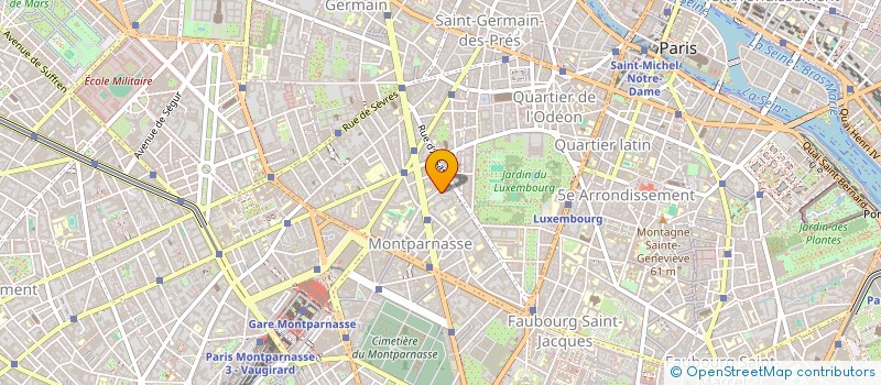 localisation de l'entreprise SYND.COPR. 1 RUE HUYMANS 75006  PARIS RE  PARIS