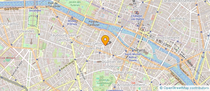 localisation de l'entreprise SYND.COPR. 1 RUE JACOB 75006    PARIS RE  PARIS