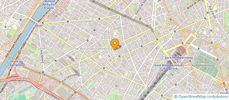 localisation de l'entreprise SYND.COPR. 1 RUE JEANNE HACHETTE 75015 P  PARIS