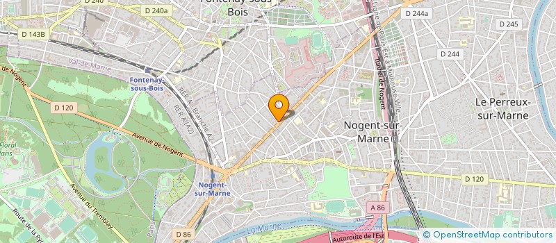localisation de l'entreprise SYND.COPR. 1 RUE VICTOR HUGO 93110 RO à NOGENT-SUR-MARNE