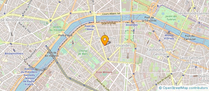 localisation de l'entreprise SYND.COPR. 1 SQ ROBIAC 75007    PARIS RE  PARIS
