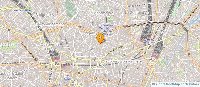 localisation de l'entreprise SYND.COPR. 1 SQUARE TRUDAINE PARIS 9 REP  PARIS