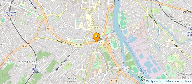 localisation de l'entreprise SYND.COPR. 10 14 RUE GAL LECLERC  LE PECQ