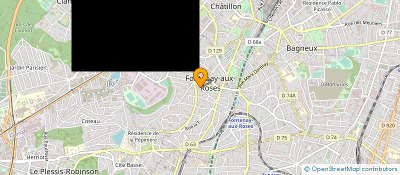 localisation de l'entreprise SYND.COPR. 10-15 RUE DE LA BERGERIE à FONTENAY-AUX-ROSES