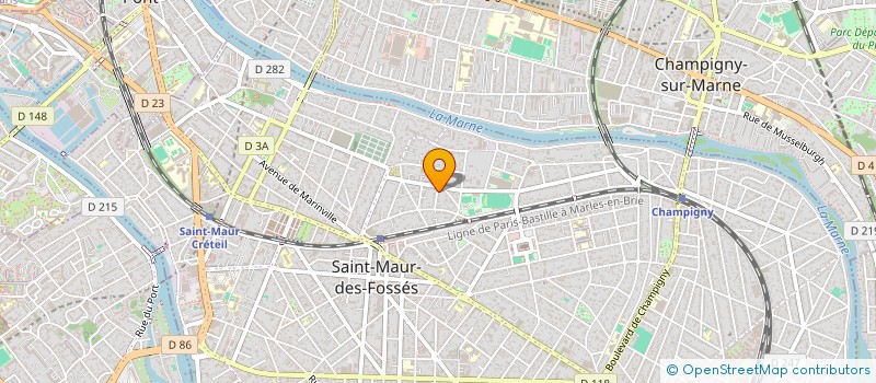 localisation de l'entreprise SYND.COPR. 10 AV DE DIANE à SAINT-MAUR-DES-FOSSES