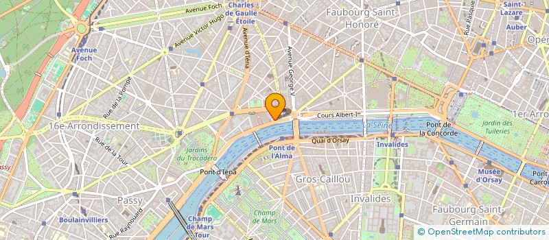 localisation de l'entreprise SYND.COPR. 10 AV DE NEW YORK PARIS 16 RE  PARIS