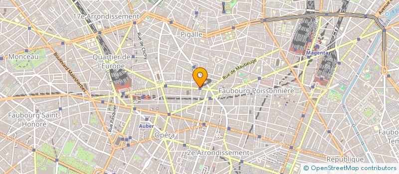 localisation de l'entreprise SYND.COPR. 10 AV TRUDAINE PARIS 9 REP PA  PARIS