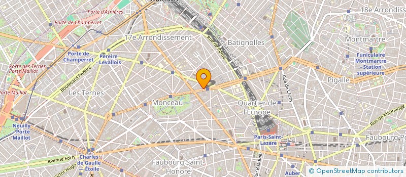 localisation de l'entreprise SYND.COPR. 10 BD DE COURCELLES  75017 PA  PARIS