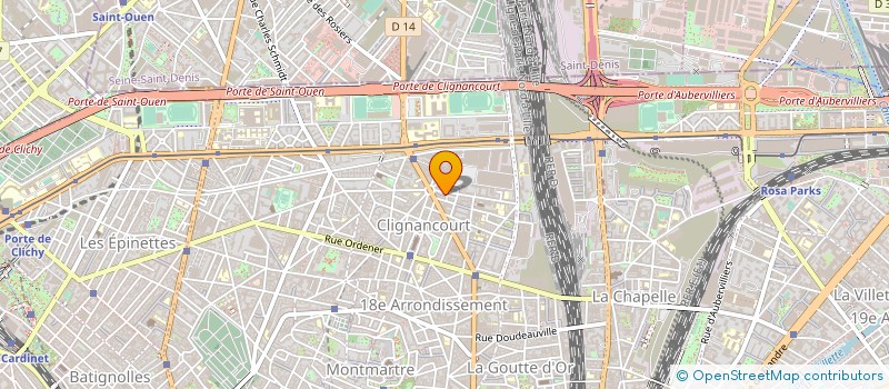 localisation de l'entreprise SYND COPR 10 PASSAGE CHAMPIONNET 75018 PARIS  PARIS