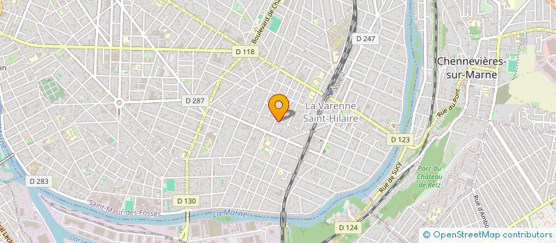 localisation de l'entreprise SYND.COPR. 10 QUAI DU PARC 94 ST MAUR DE  SAINT-MAUR-DES-FOSSES