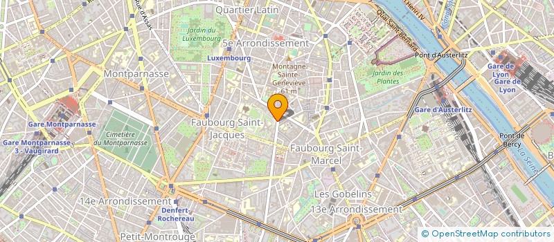 localisation de l'entreprise SYND.COPR. 10 RUE BERTHOLLET    75005 PA  PARIS