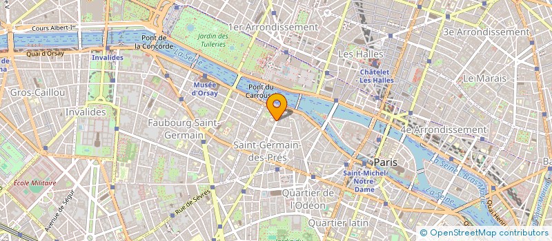 localisation de l'entreprise SYND. COPR.10  RUE BONAPARTE 75006 PARIS  PARIS
