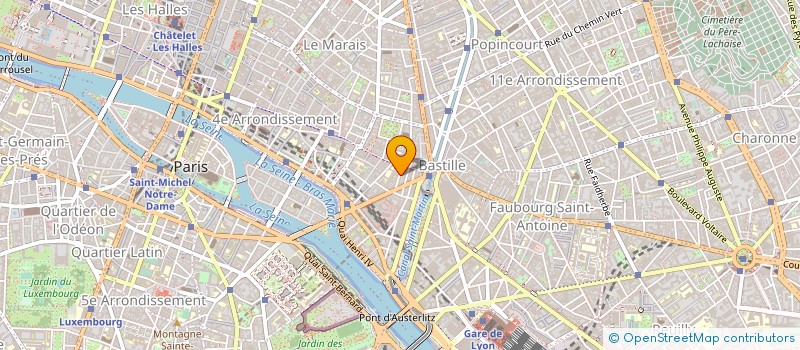 localisation de l'entreprise SYND.COPR. 10 RUE CASTEX 75004  PARIS RE  PARIS