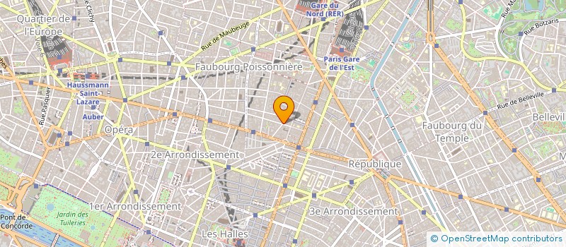 localisation de l'entreprise SYND.COPR. 10 RUE DE L ECHIQUIER 75010 P  PARIS