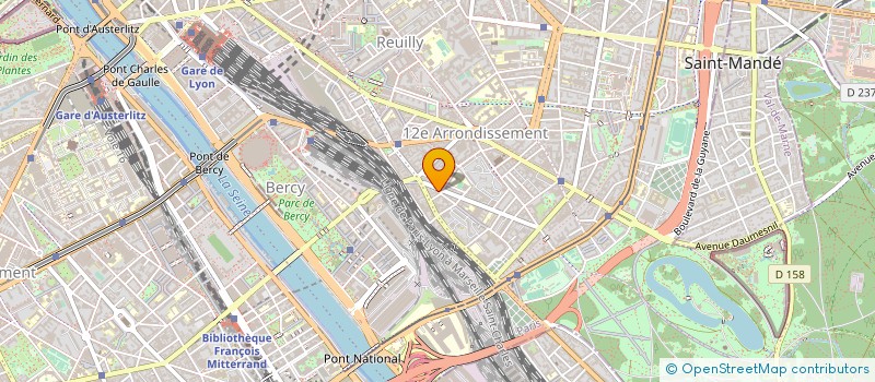 localisation de l'entreprise SYND.COPR. 10 RUE DE WATTIGNIES 75012 PA  PARIS