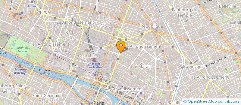 localisation de l'entreprise SYND.COPR. 10 RUE DES GRAVILLIERS 75003  PARIS